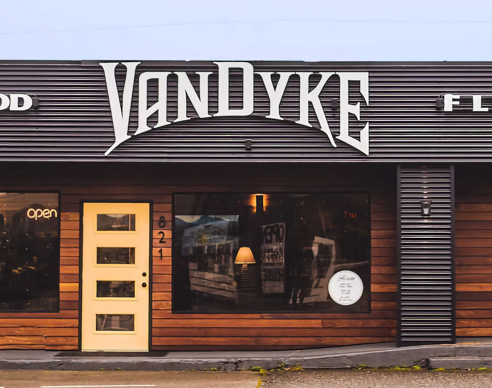 Van Dyke Hardwood Floors storefront, Port Angeles WA